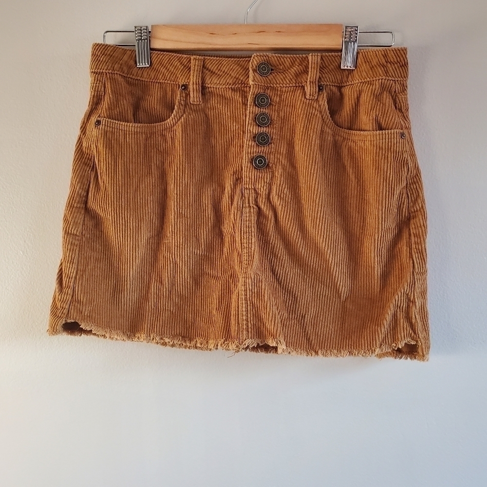 MUSTARD Yellow Mini Skirt
